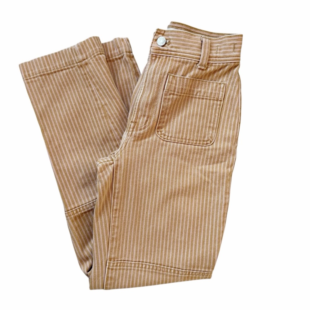 Madewell The Perfect Vintage Straight Jean Striped Denim Size 23